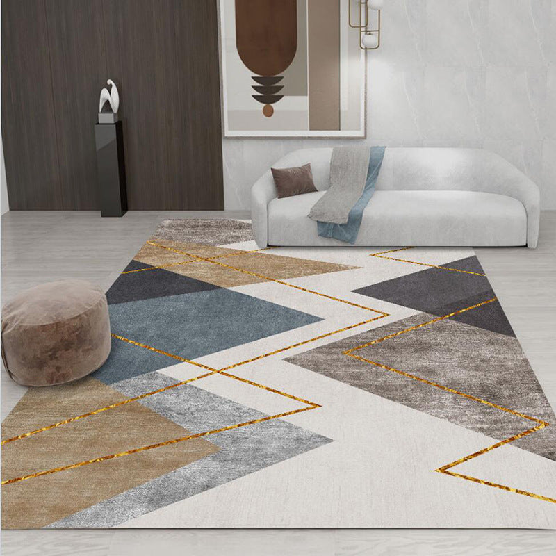Thickened Abstract Pattern Sofa Rug