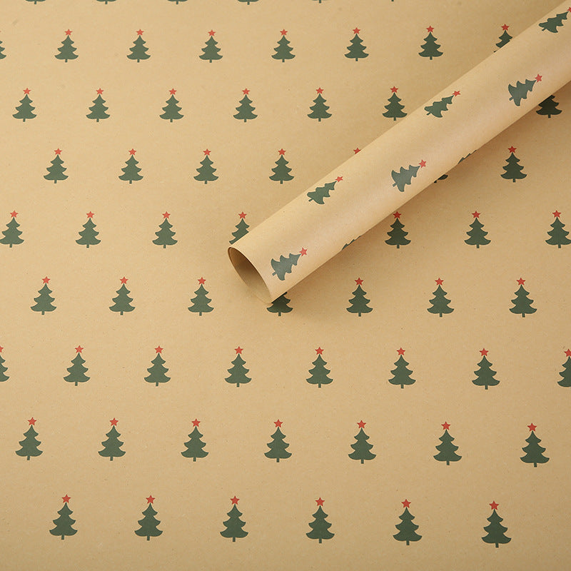 Christmas Kraft Gift Wrapping Paper