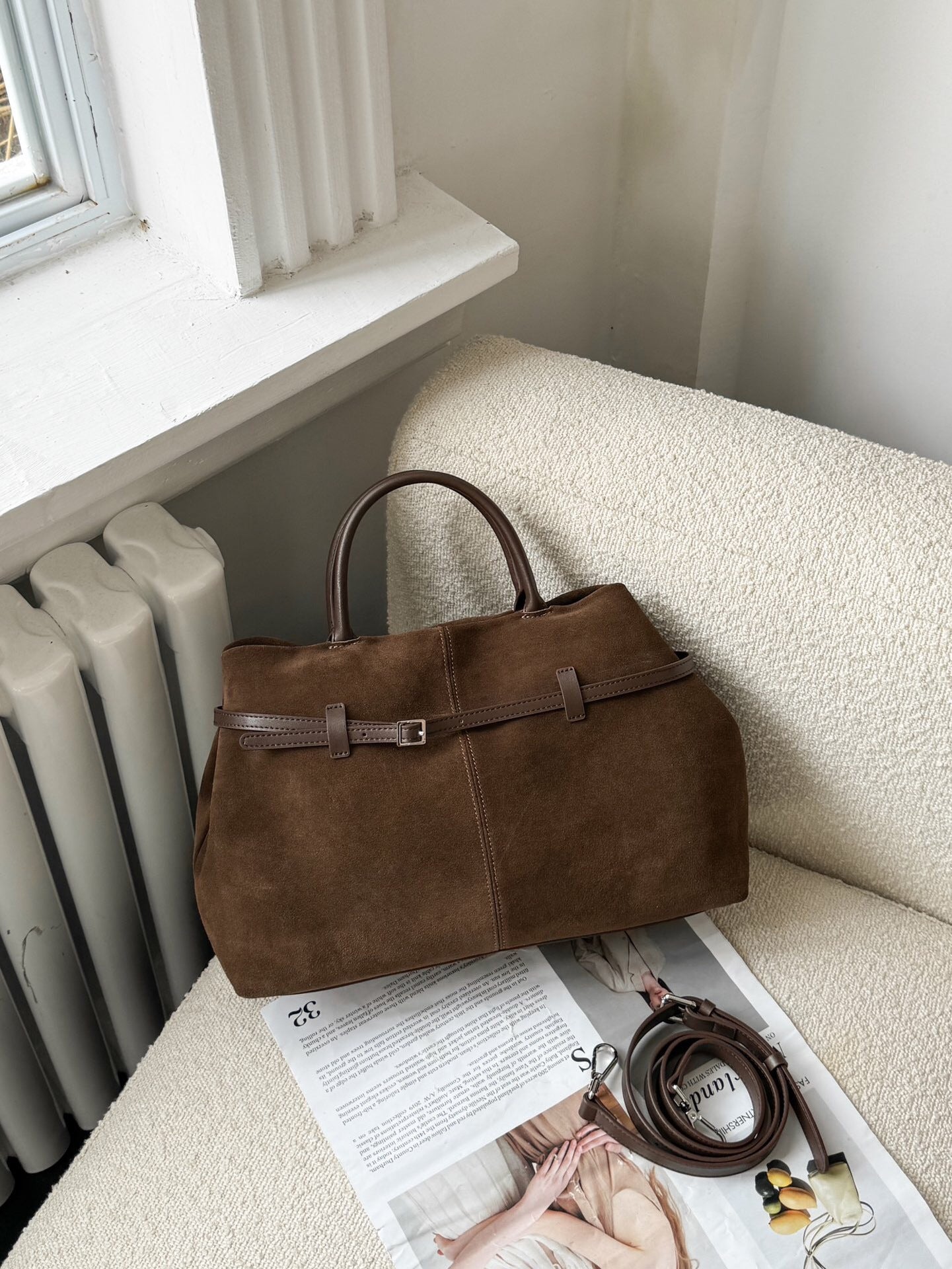 Women's Suede Shoulder & Crossbody Bag