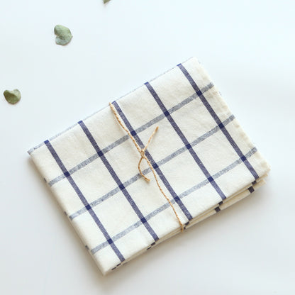 Nordic Cotton Striped Plaid Napkin