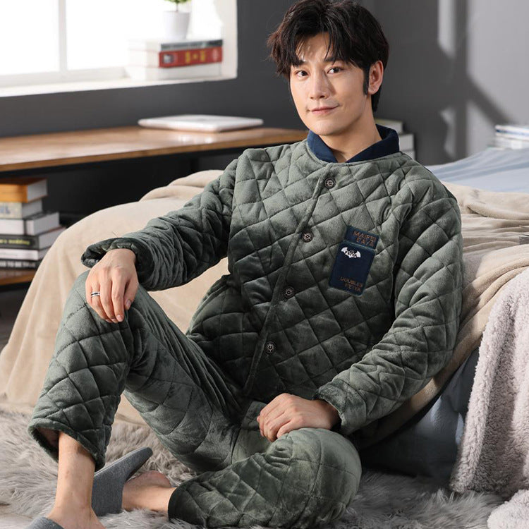 Men’s Winter Thick Pajamas