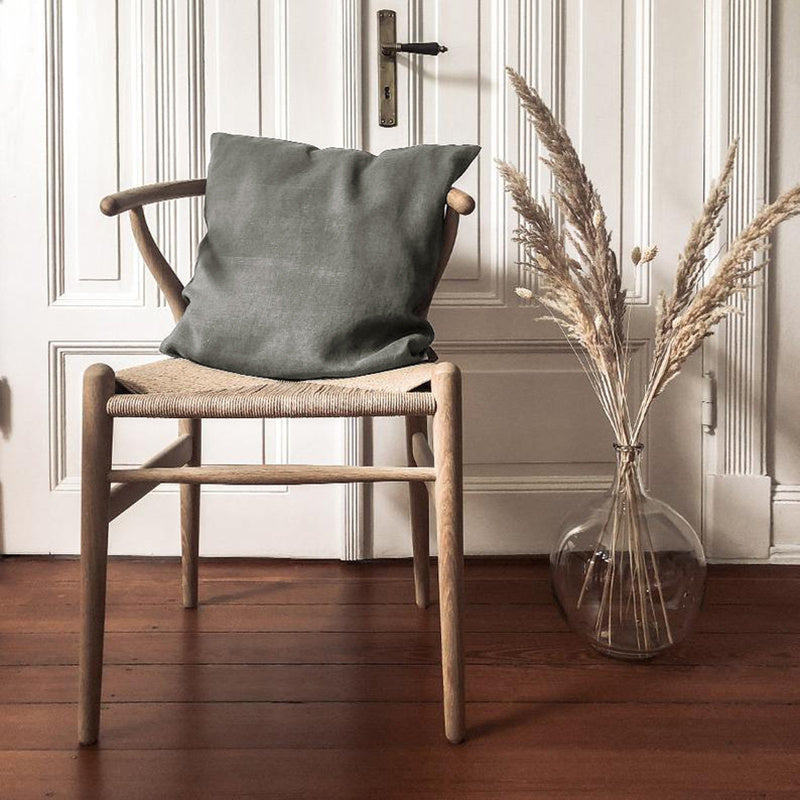 Sofa Living Room Linen Pillowcase With Core Pillow