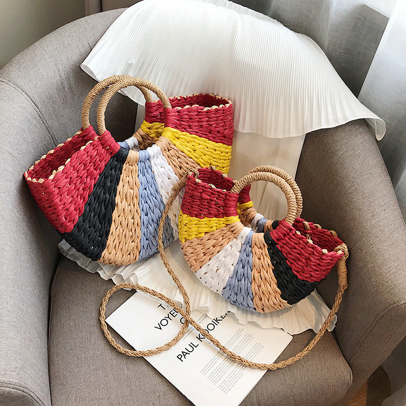Thai Woven Straw Bag