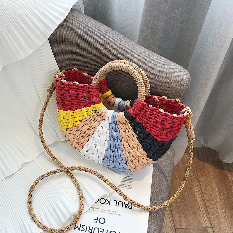 Thai Woven Straw Bag