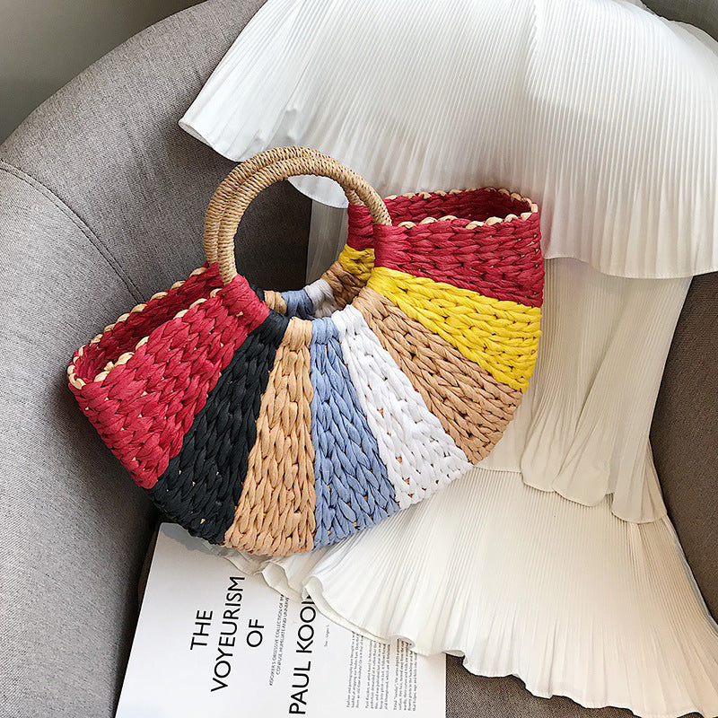Thai Woven Straw Bag