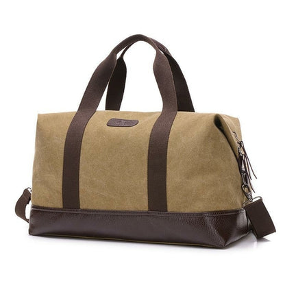 Casual Nice-Looking Canvas Duffel Bag For Traveling