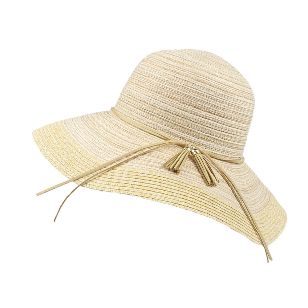 Retro Chic Brim Beach Sun Hat