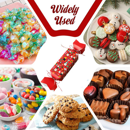 12Pack Christmas Candy-Shaped Treat Boxes