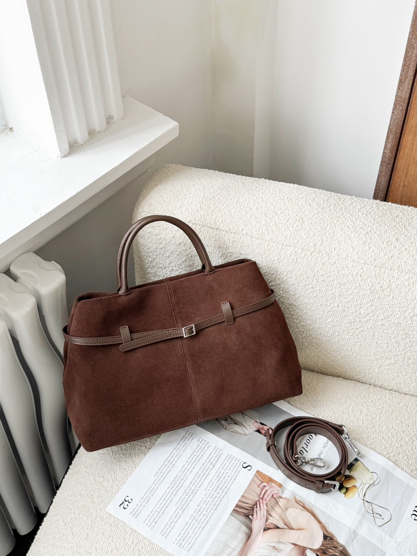 Women's Suede Shoulder & Crossbody Bag