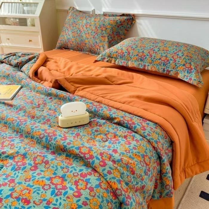 Washed Cotton Air-conditioning Quilt Double Summer Thin