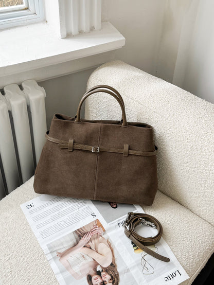 Women's Suede Shoulder & Crossbody Bag
