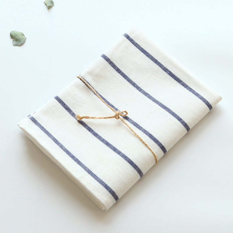 Nordic Cotton Striped Plaid Napkin