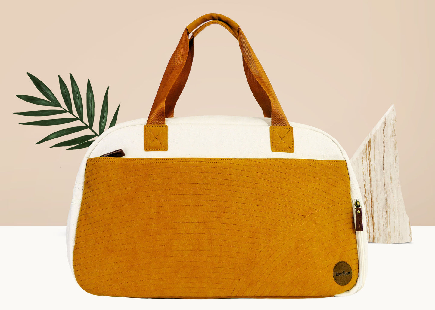 Getaway Duffel Bag - Bliss Curry/Cream