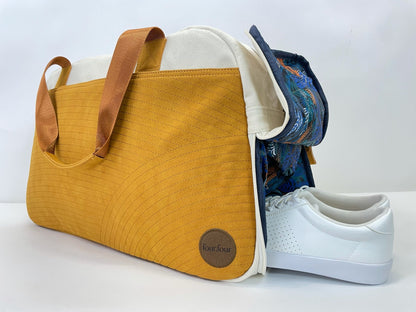 Getaway Duffel Bag - Bliss Curry/Cream