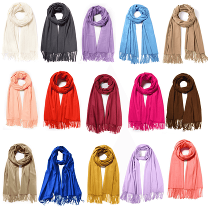 Super Soft Long Cashmere Wool Scarfs Pashmina