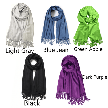 Super Soft Long Cashmere Wool Scarfs Pashmina