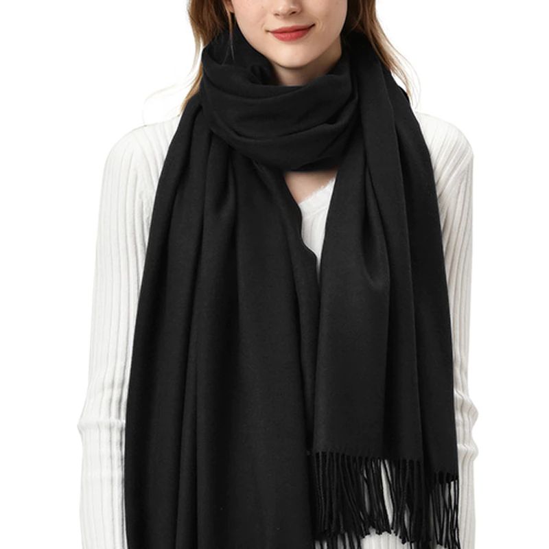 Super Soft Long Cashmere Wool Scarfs Pashmina