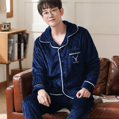 Men’s Long-Sleeve Flannel Pajamas