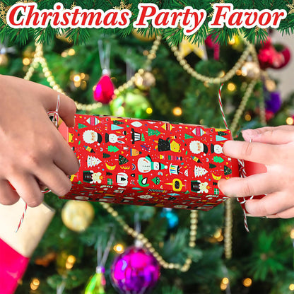 12Pack Christmas Candy-Shaped Treat Boxes