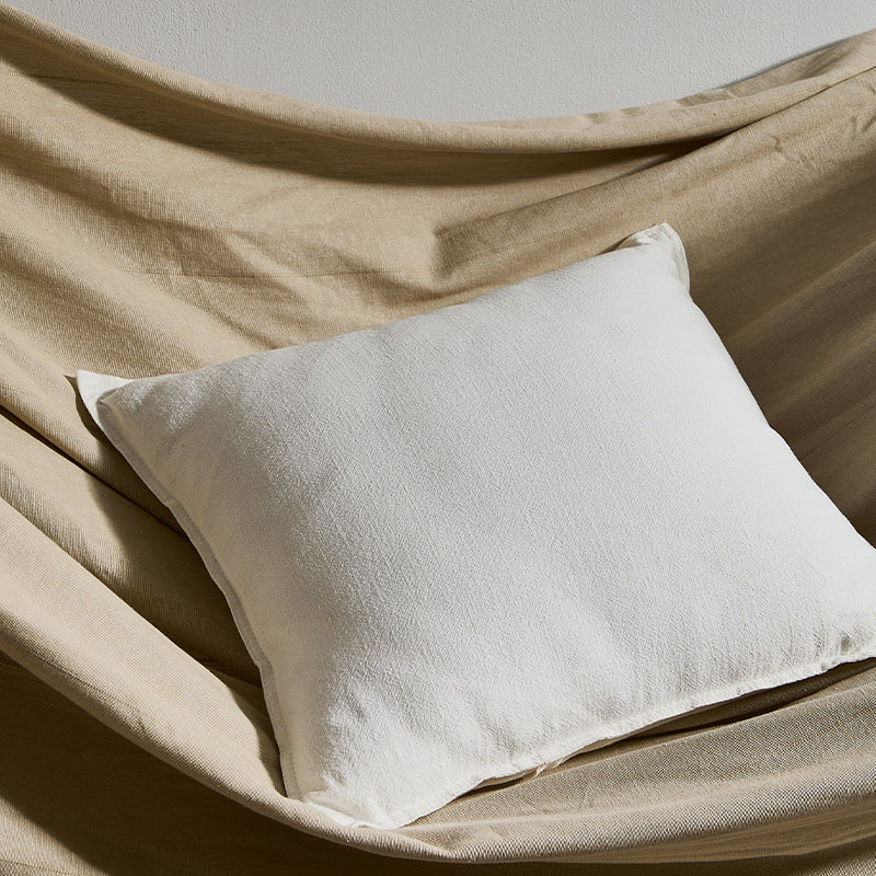 Pure Cotton And Linen Linen Solid Color Pillow Simple Modern