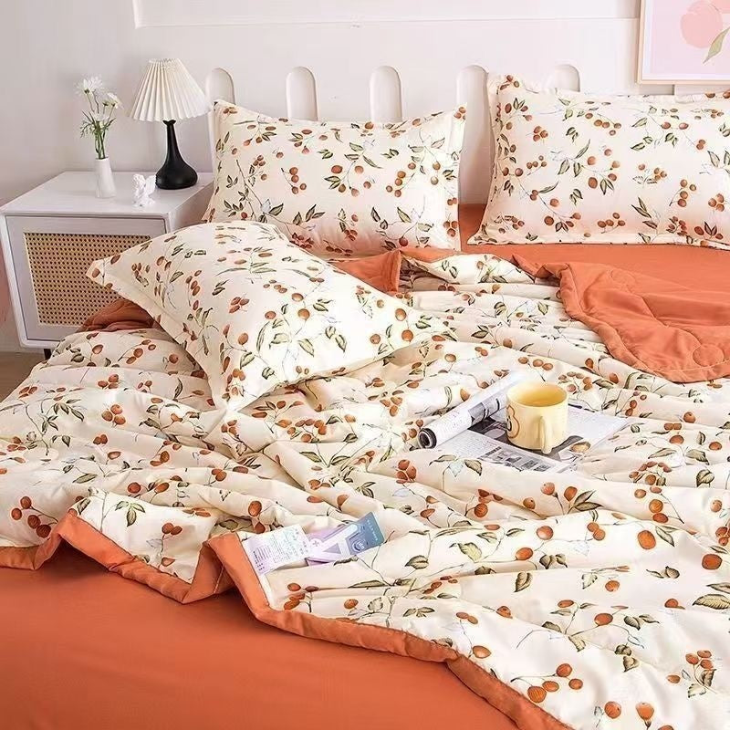 Washed Cotton Air-conditioning Quilt Double Summer Thin