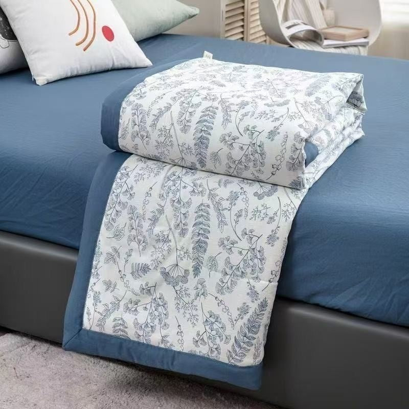 Washed Cotton Air-conditioning Quilt Double Summer Thin