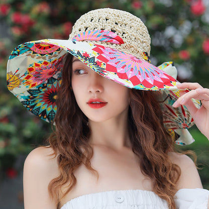 Ethnic Sun Protection Hat