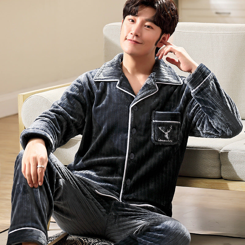 Men’s Long-Sleeve Flannel Pajamas