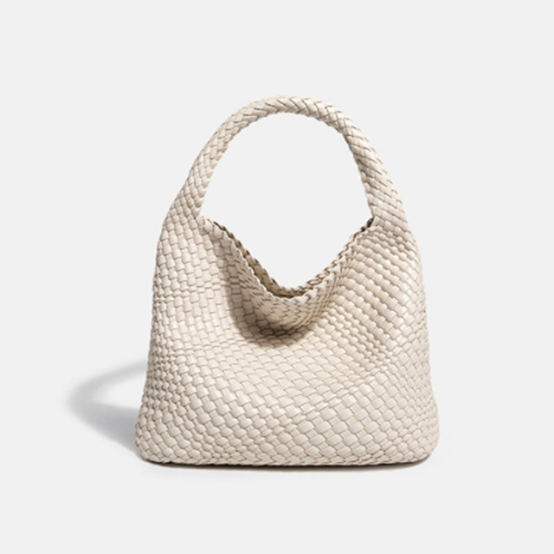 Hand-woven Bucket Soft Leather High-end Women's Bag