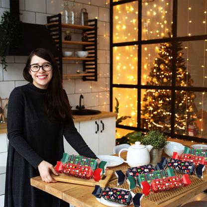 12Pack Christmas Candy-Shaped Treat Boxes