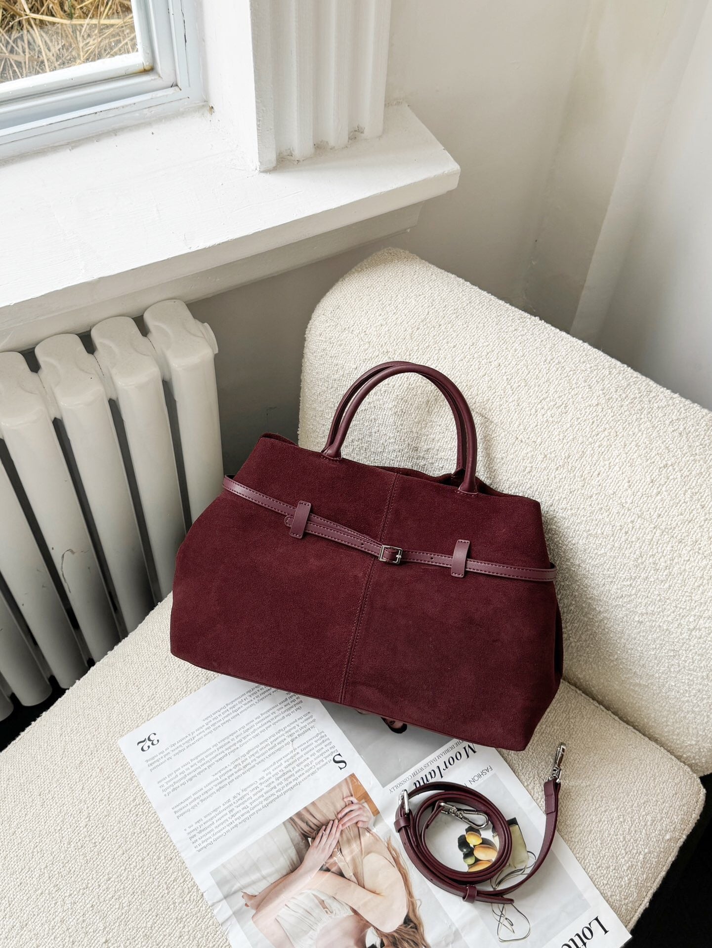 Women's Suede Shoulder & Crossbody Bag