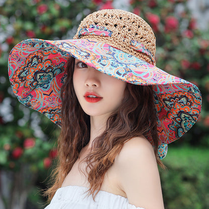 Ethnic Sun Protection Hat