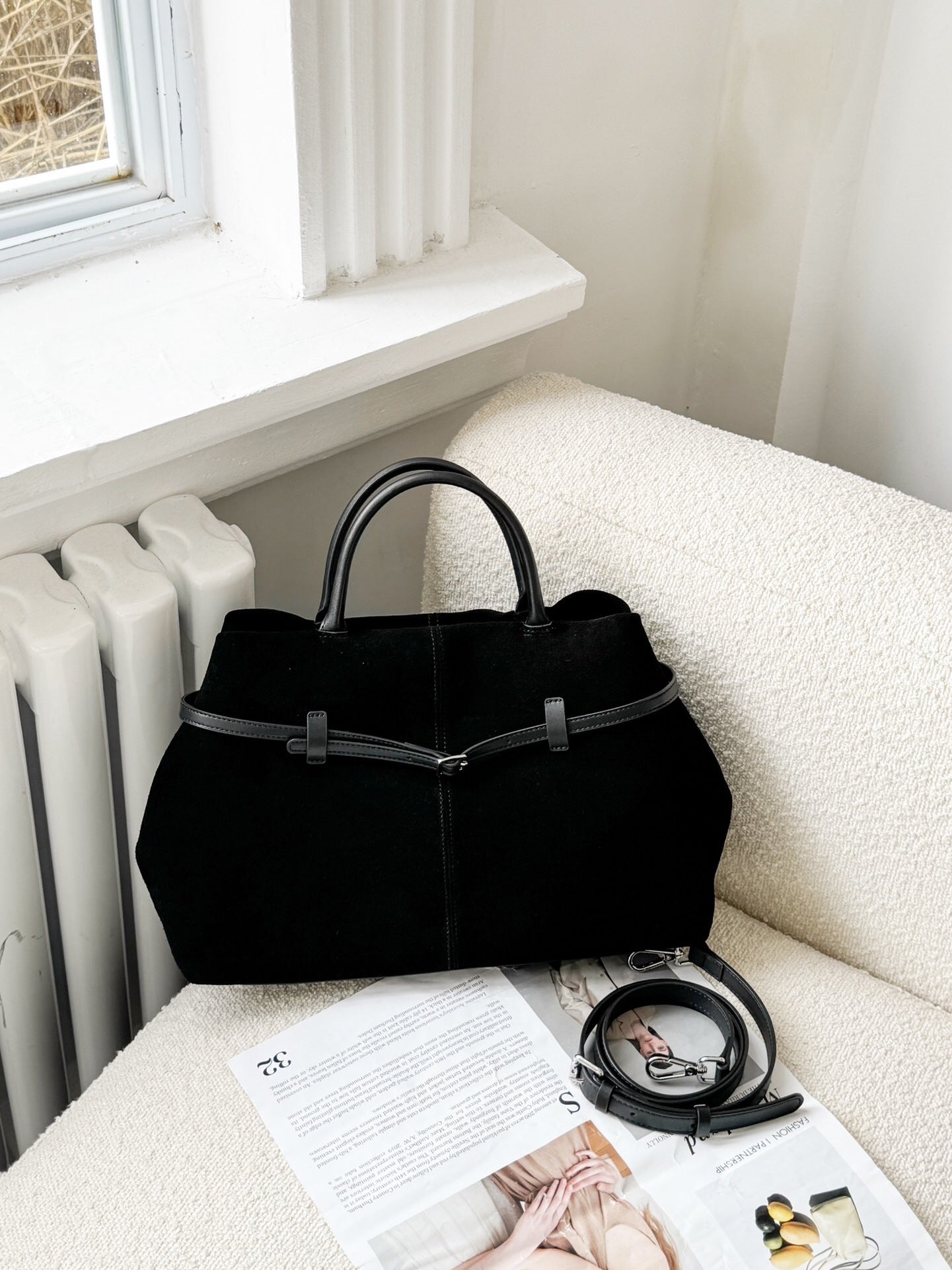 Women's Suede Shoulder & Crossbody Bag